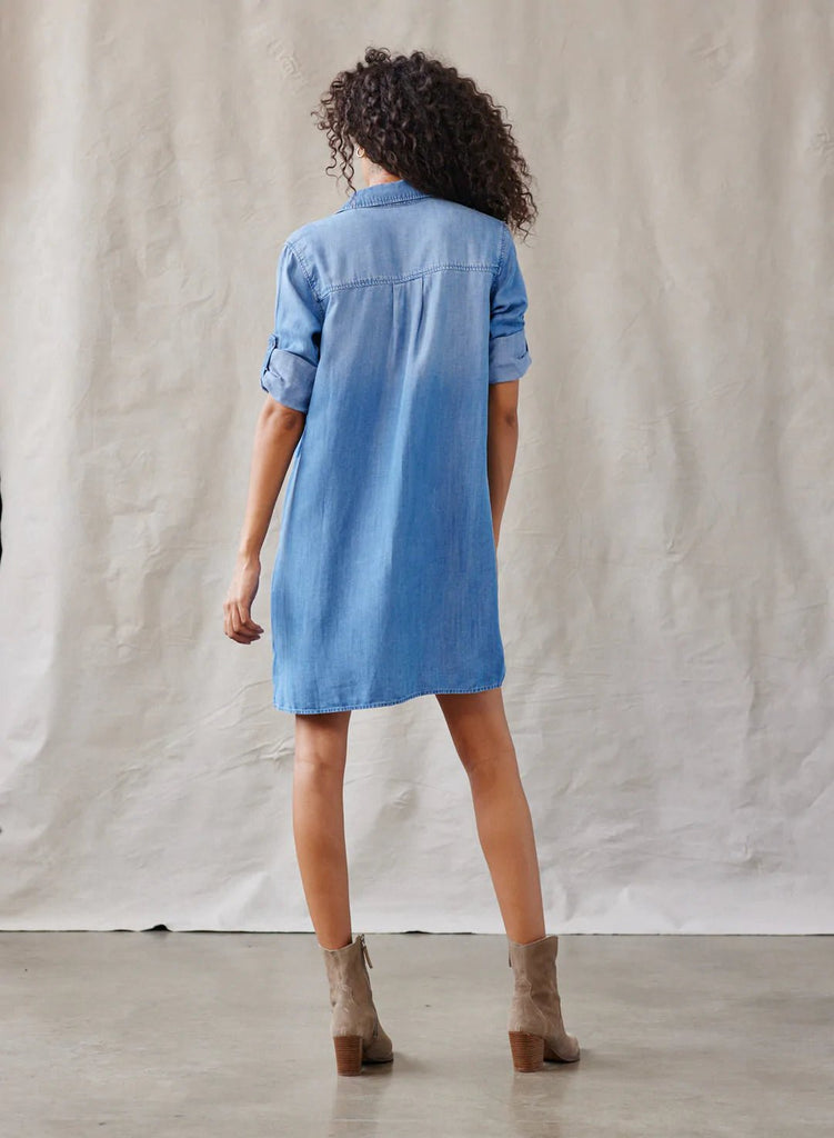 Big Sur Dress - Medium Ombre Wash-Dress_Bella Dahl-Aritmetik-montreal