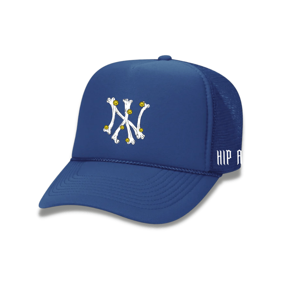 DEAD NY BONE TRUCKER HATS BLUE-CAPS_HIP & BONE-Aritmetik-montreal