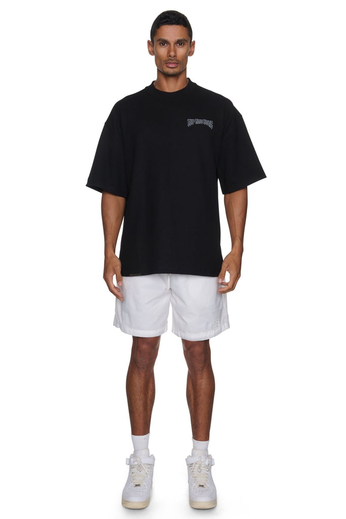 HIP & BONE - LOGO WAFFLE TEE - Black-T-shirt_HIP & BONE-Aritmetik-montreal