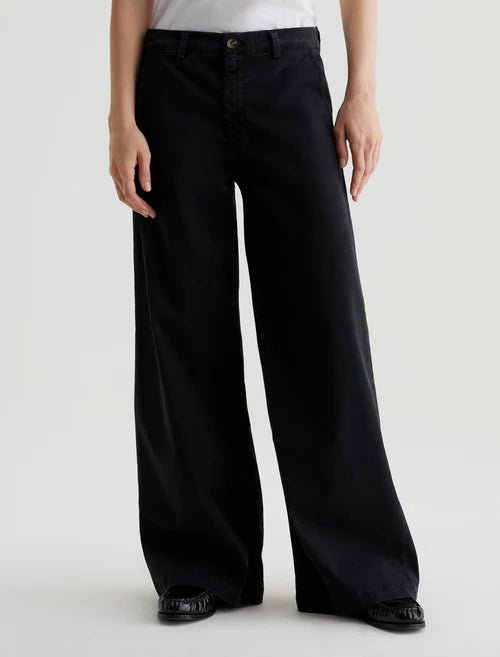 AG JEANS - Caden Wide Leg TAILORED TROUSER - Super Black - JEANS_AG Jeans - Aritmetik - montreal