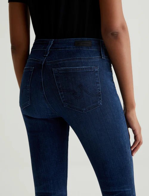 AG JEANS - Mari AG - ed™ Mid - Rise Slim Straight Leg Denim - Blue Essence - JEANS_AG Jeans - Aritmetik - montreal