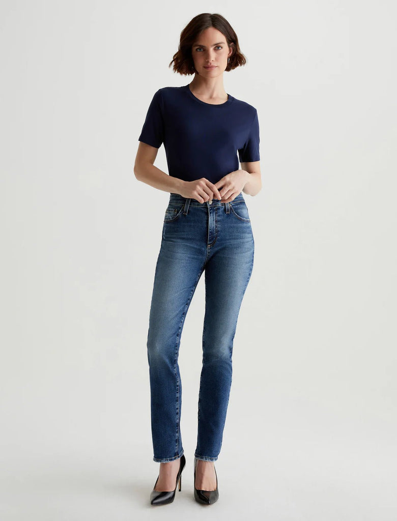 AG JEANS - Mari AG - ED MID - RISE SLIM STRAIGHT LEG DENIM - Bristol - JEANS_AG Jeans - Aritmetik - montreal