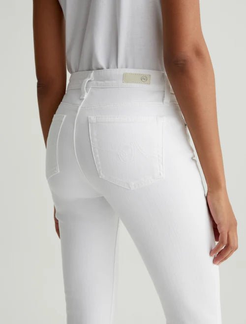 AG JEANS - Mari MID - RISE SLIM STRAIGHT - White - PANTS_AG Jeans - Aritmetik - montreal