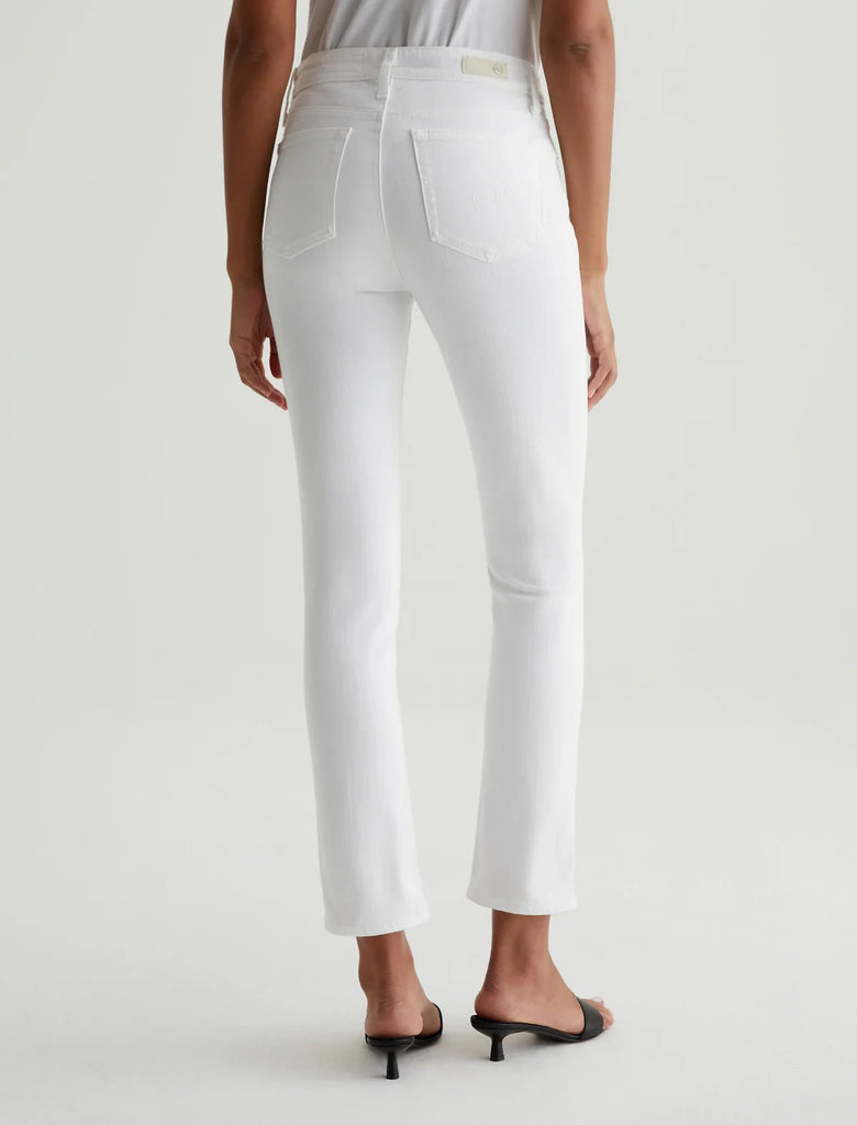 AG JEANS - Mari MID - RISE SLIM STRAIGHT - White - PANTS_AG Jeans - Aritmetik - montreal