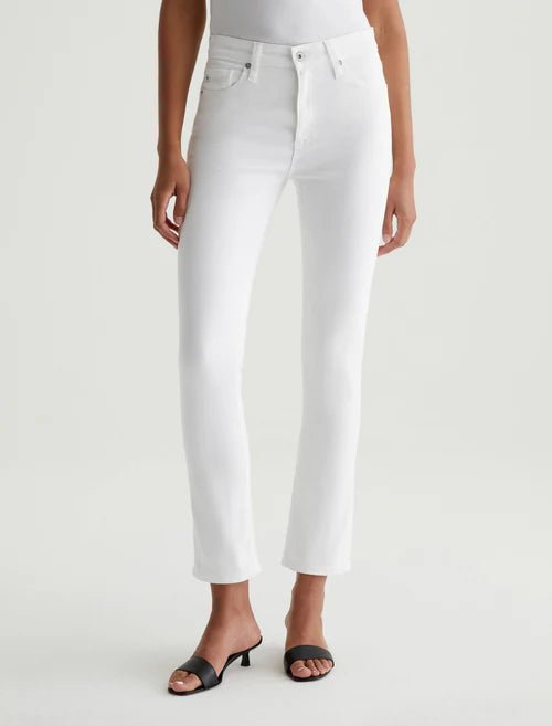 AG JEANS - Mari MID - RISE SLIM STRAIGHT - White - PANTS_AG Jeans - Aritmetik - montreal