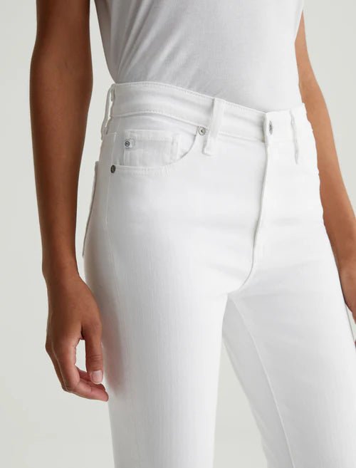 AG JEANS - Mari MID - RISE SLIM STRAIGHT - White - PANTS_AG Jeans - Aritmetik - montreal