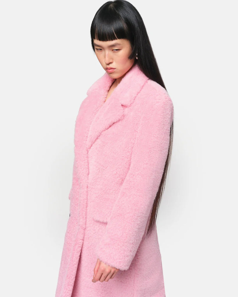 APPARIS - ASTRID PEACOAT - PINK - Trench Coat_APPARIS - Aritmetik - montreal