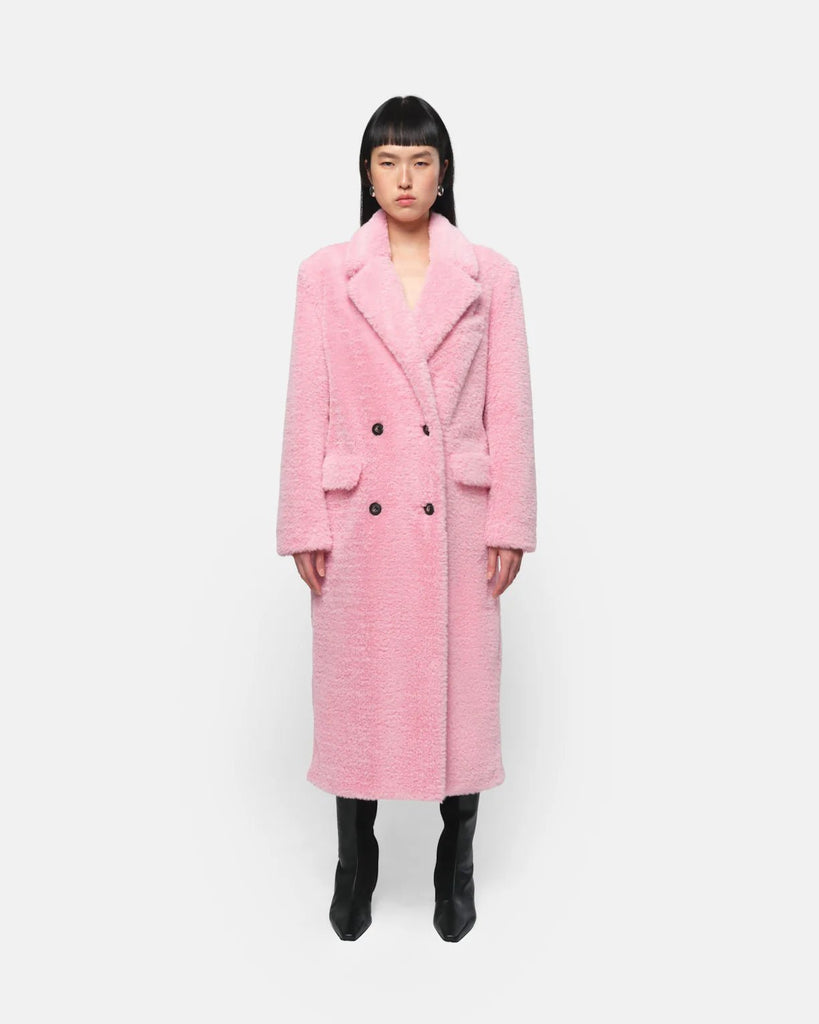 APPARIS - ASTRID PEACOAT - PINK - Trench Coat_APPARIS - Aritmetik - montreal