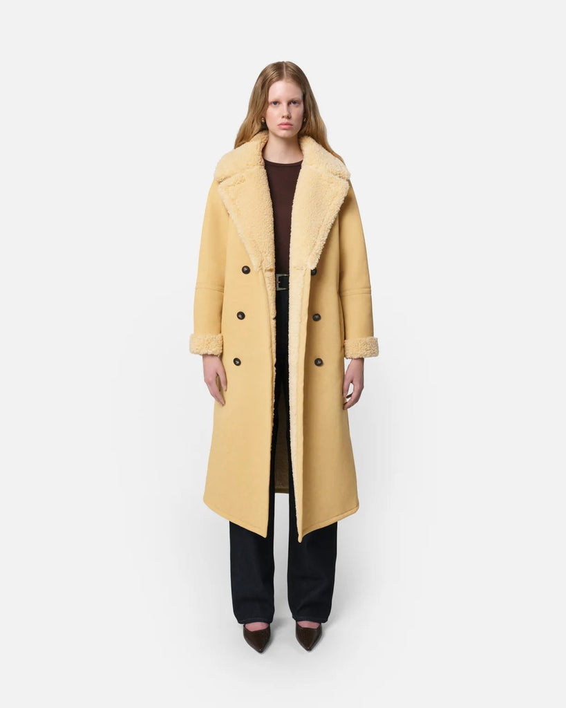 APPARIS - SIMONE OVERCOAT - BEIGE - Trench Coat_APPARIS - Aritmetik - montreal