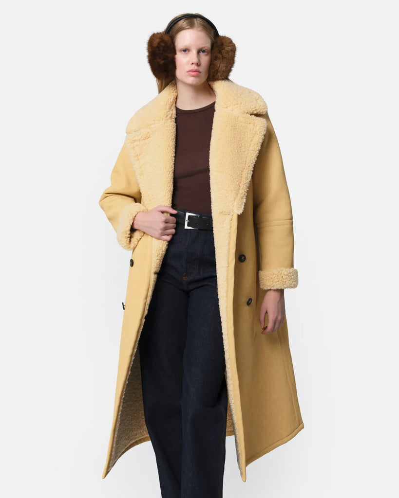 APPARIS - SIMONE OVERCOAT - BEIGE - Trench Coat_APPARIS - Aritmetik - montreal