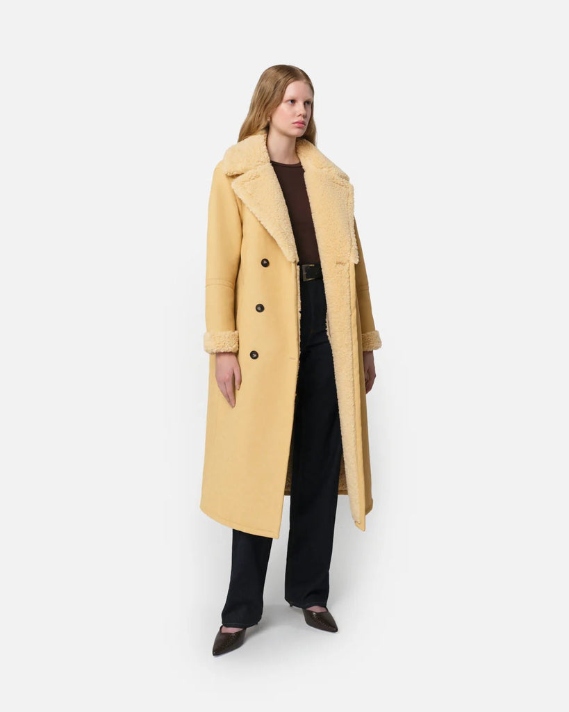 APPARIS - SIMONE OVERCOAT - BEIGE - Trench Coat_APPARIS - Aritmetik - montreal