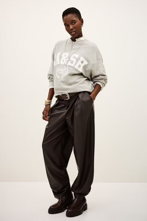 ba&sh - benjamin sweat - grey - Crew Neck_ba&sh - Aritmetik - montreal