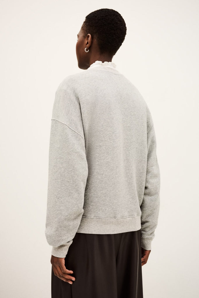 ba&sh - benjamin sweat - grey - Crew Neck_ba&sh - Aritmetik - montreal