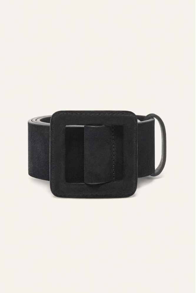 ba&sh - betty square buckle belt - black - Belt_ba&sh - Aritmetik - montreal