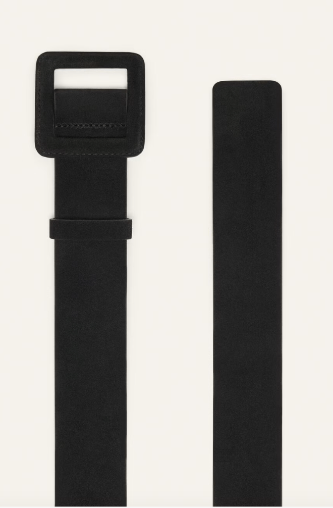 ba&sh - betty square buckle belt - black - Belt_ba&sh - Aritmetik - montreal