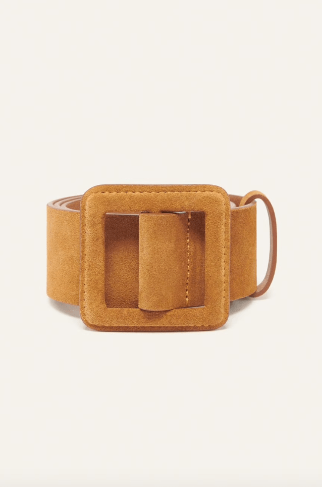 ba&sh - betty square buckle belt - brown - Belt_ba&sh - Aritmetik - montreal