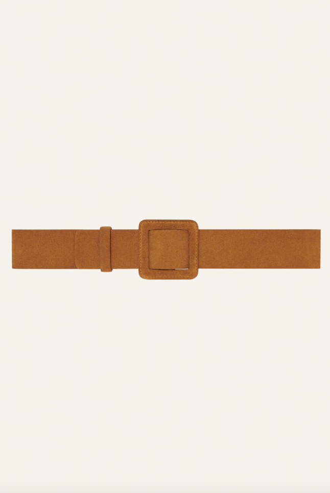 ba&sh - betty square buckle belt - brown - Belt_ba&sh - Aritmetik - montreal