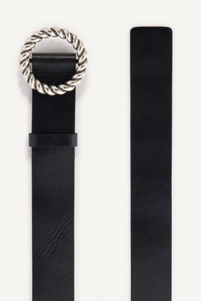 ba&sh - beus belt with buckle - black - Belt_ba&sh - Aritmetik - montreal