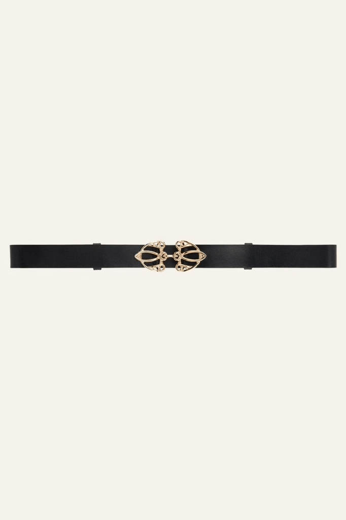 ba&sh - bilisy belt with intricate buckle - black - Belt_ba&sh - Aritmetik - montreal