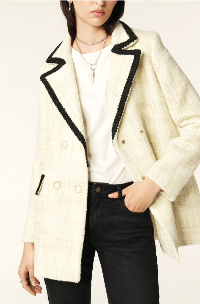 ba&sh - fiara wool jacket - beige - Jacket_ba&sh - Aritmetik - montreal