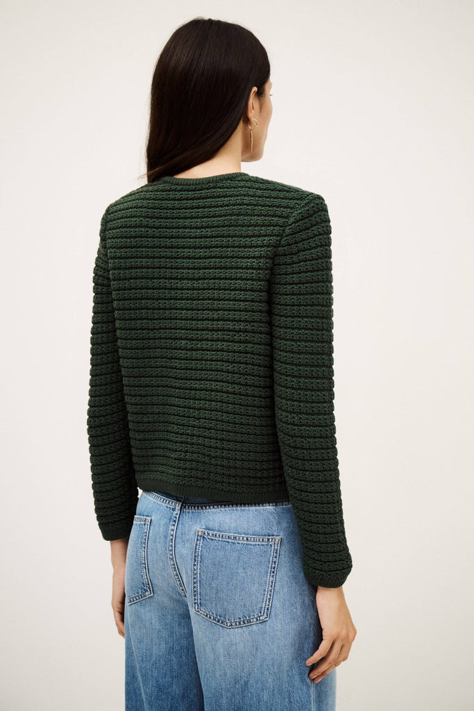 BA&SH - GASPARD CARDIGAN - Green - Cardigan_ba&sh - Aritmetik - montreal