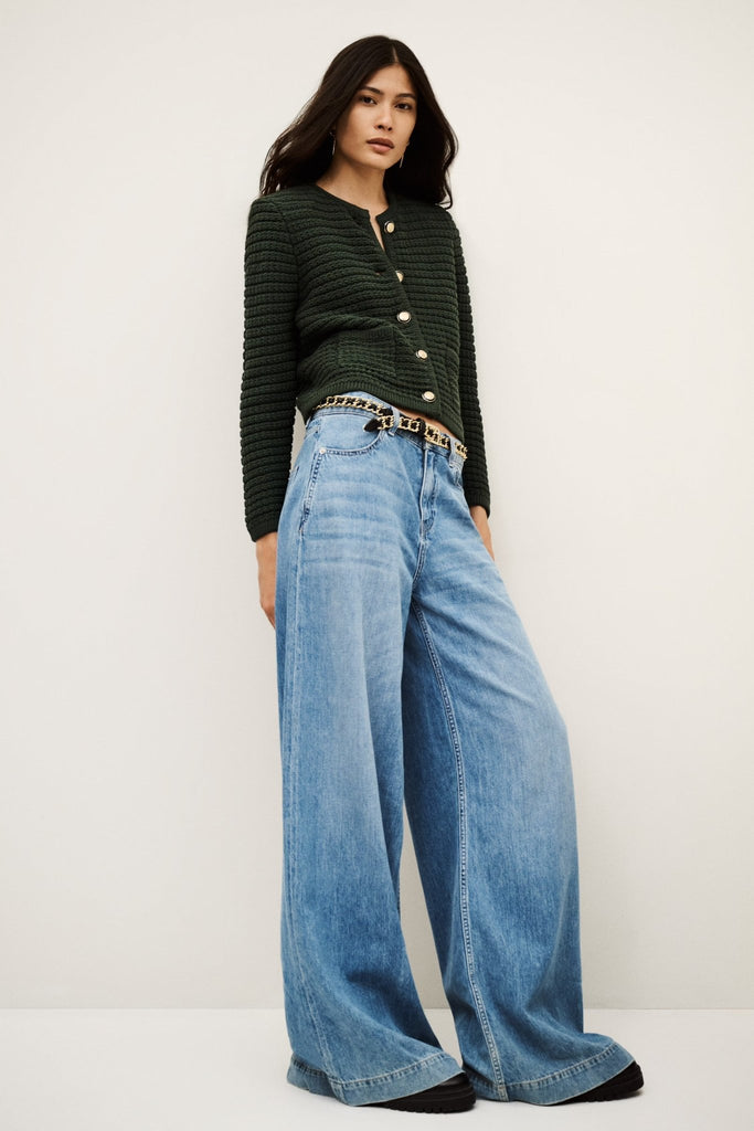 BA&SH - GASPARD CARDIGAN - Green - Cardigan_ba&sh - Aritmetik - montreal