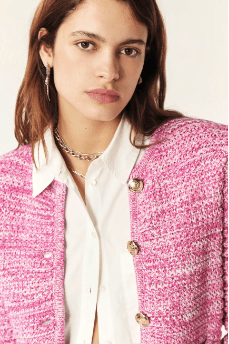 ba&sh - Guspa Cardigan - pink - Cardigan_ba&sh - Aritmetik - montreal