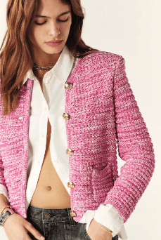 ba&sh - Guspa Cardigan - pink - Cardigan_ba&sh - Aritmetik - montreal