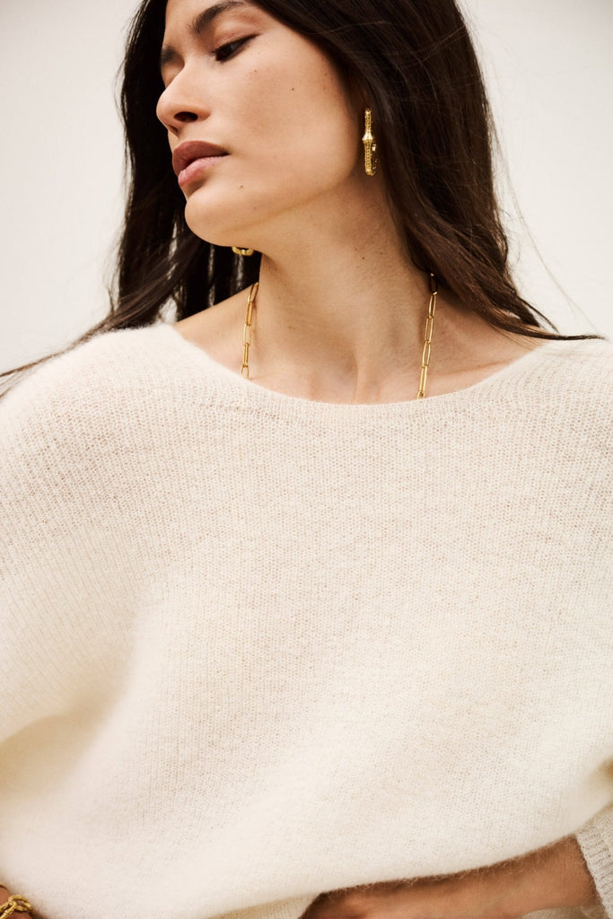 ba&sh - ISAAC Jumper - beige - Sweater_ba&sh - Aritmetik - montreal