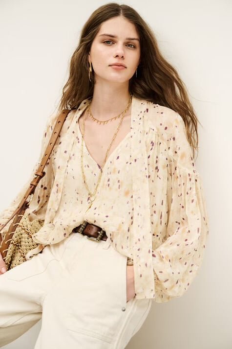 ba&sh - KAMALA Long - sleeved blouse - Top_ba&sh - Aritmetik - montreal