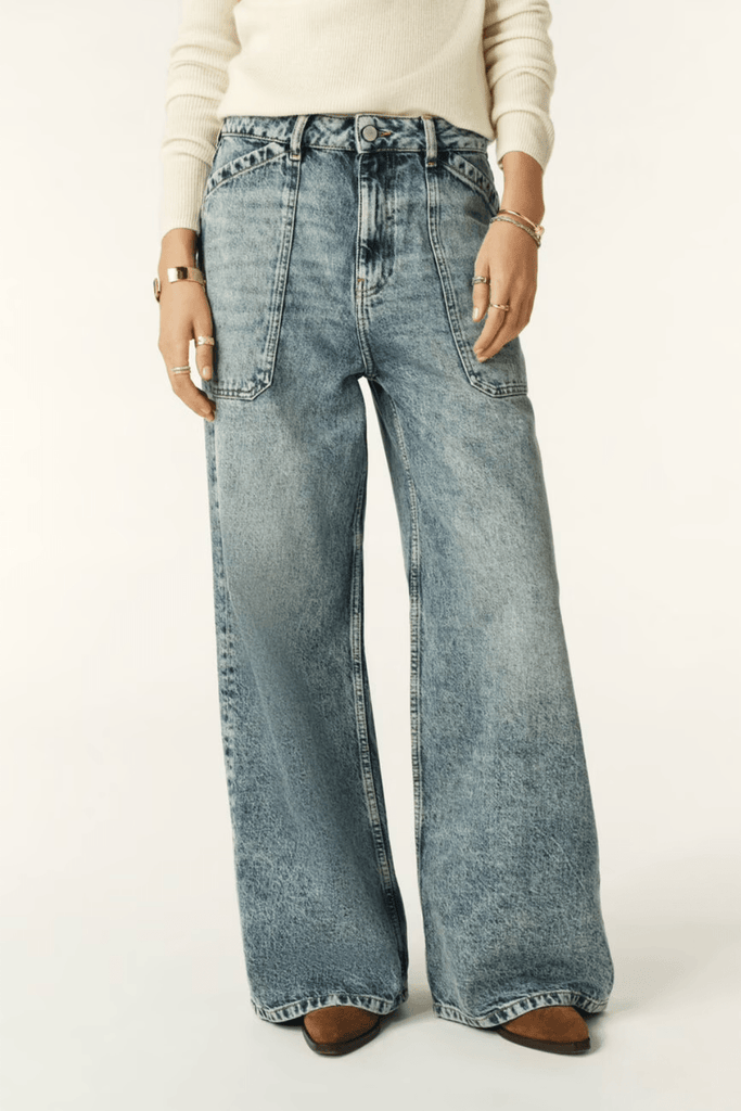 ba&sh - MALLOU Jeans wide flare - JEANS_ba&sh - Aritmetik - montreal