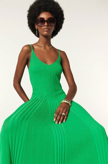 ba&sh - PAMILA DRESS - GREEN - Dress_ba&sh - Aritmetik - montreal