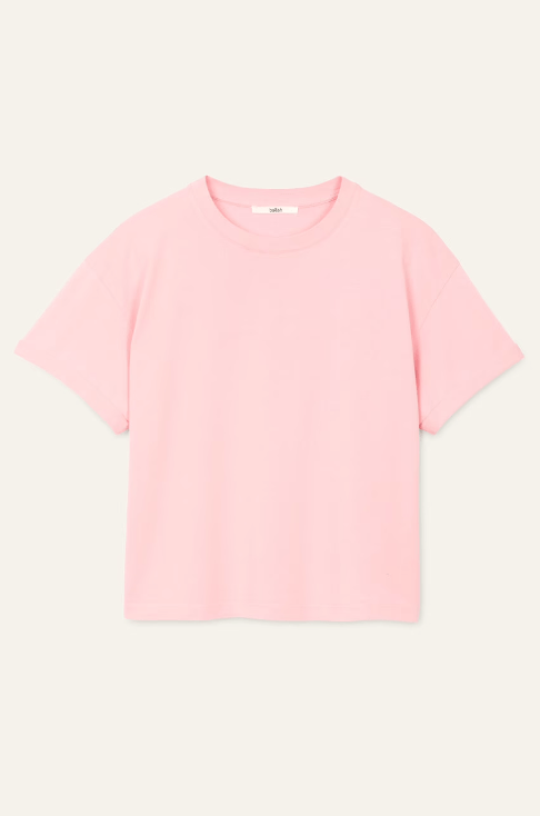 ba&sh - rosie short sleeved t-shirt - pink - T-shirt_ba&sh - Aritmetik - montreal