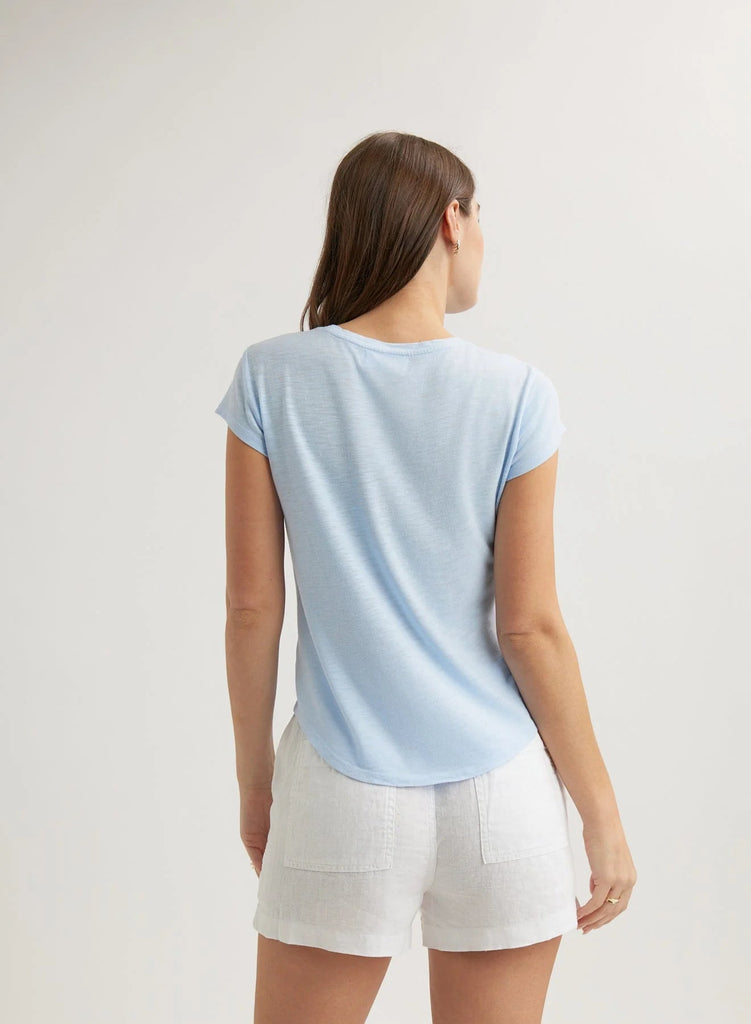 Bella Dahl - Baby Crew Tee - Blue - T-shirt_Bella Dahl - Aritmetik - montreal
