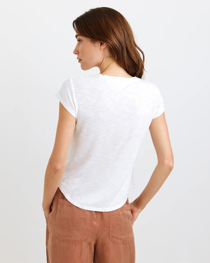 Bella Dahl - Baby Crew Tee - White - T-shirt_Bella Dahl - Aritmetik - montreal
