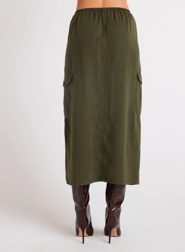 Bella Dahl - Cargo Midi Skirt - Italian Herb - SKIRT_Bella Dahl - Aritmetik - montreal