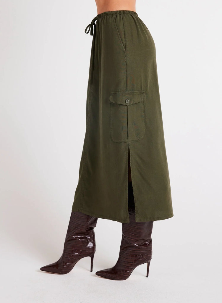 Bella Dahl - Cargo Midi Skirt - Italian Herb - SKIRT_Bella Dahl - Aritmetik - montreal