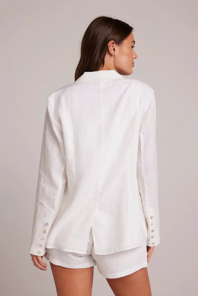 Bella Dahl - Easy Longline Blazer - White - Blazer_Bella Dahl - Aritmetik - montreal