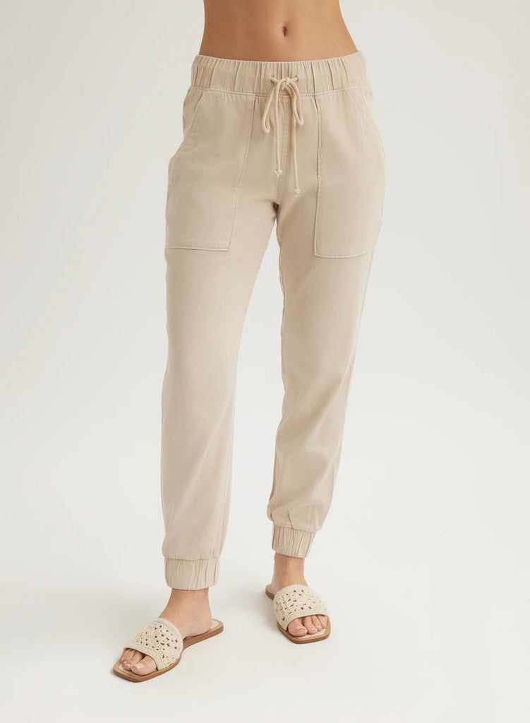 Bella Dahl - Pocket Jogger - BEIGE - PANTS_Bella Dahl - Aritmetik - montreal