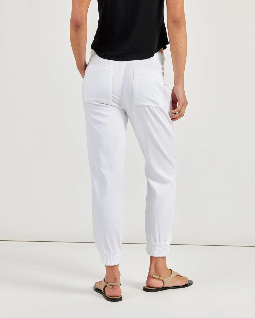 Bella Dahl - Pocket Jogger - White - PANTS_Bella Dahl - Aritmetik - montreal