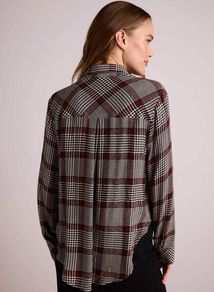 Bella Dahl - Pocket Shirt Tail Button Down - Plaid - Shirt_Bella Dahl - Aritmetik - montreal