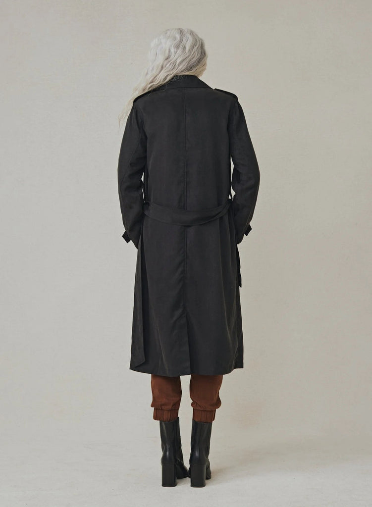 Bella Dahl - Trench Coat - Black - Trench Coat_Bella Dahl - Aritmetik - montreal