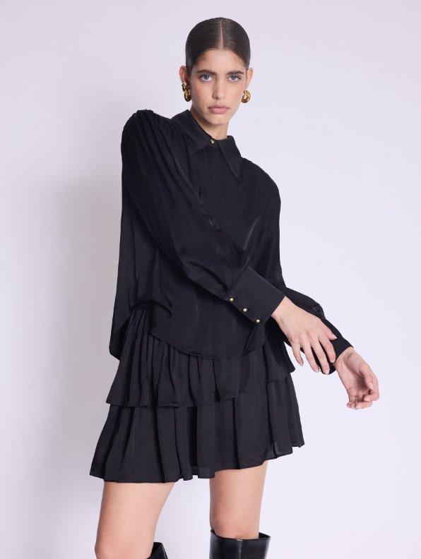 BERENICE - CHARLENE shirt - BLACK - Shirt_BERENICE - Aritmetik - montreal