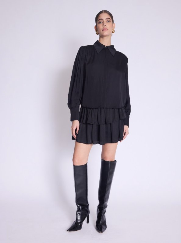 BERENICE - CHARLENE shirt - BLACK - Shirt_BERENICE - Aritmetik - montreal