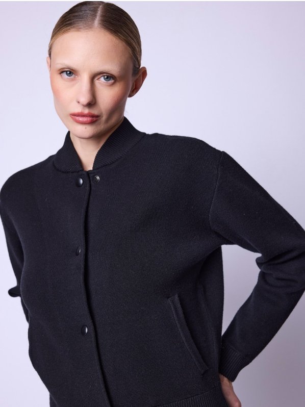 BERENICE - GAETAN BOMBER - BLACK - Bomber Jacket_BERENICE - Aritmetik - montreal