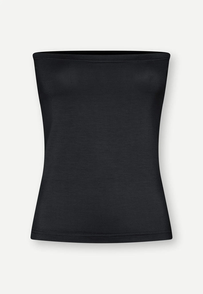 BIRGITTE HERSKIND - TUBE TOP - BLACK - Top_Birgitte Herskind - Aritmetik - montreal