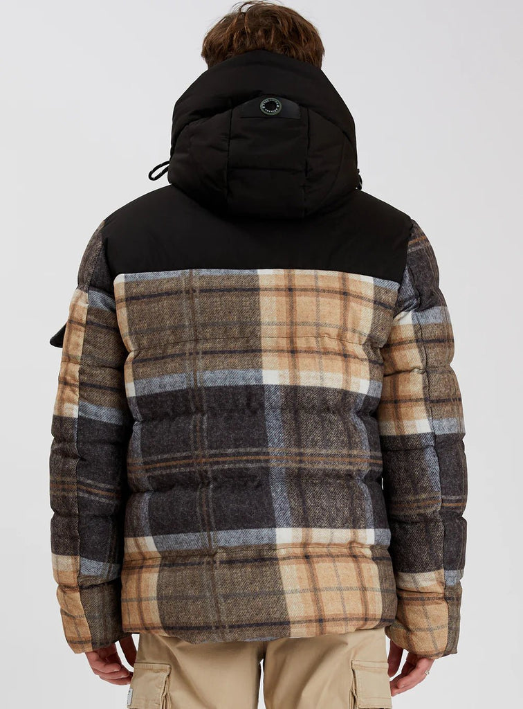 COURCHEVEL - Cashmere - Touch Plaid Printed Jacket - Winter Jacket_Point Zero - Aritmetik - montreal