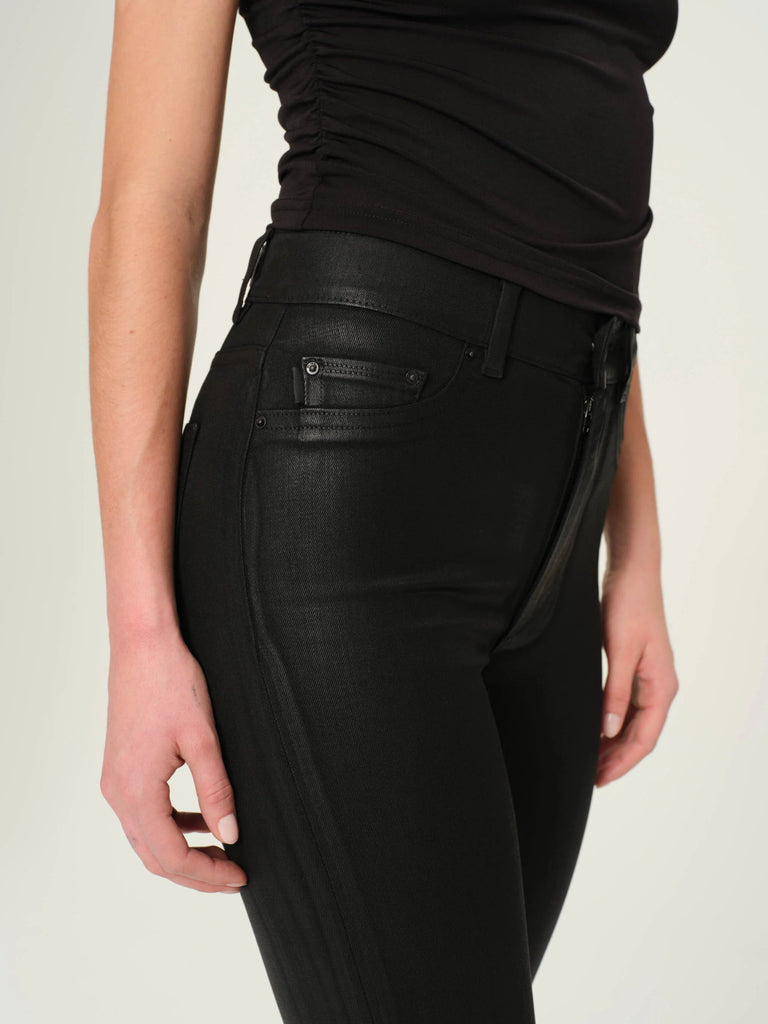 DL1961 - Halle Straight High Rise Instasculpt - BLACK COATED - JEANS_DL1961 - Aritmetik - montreal