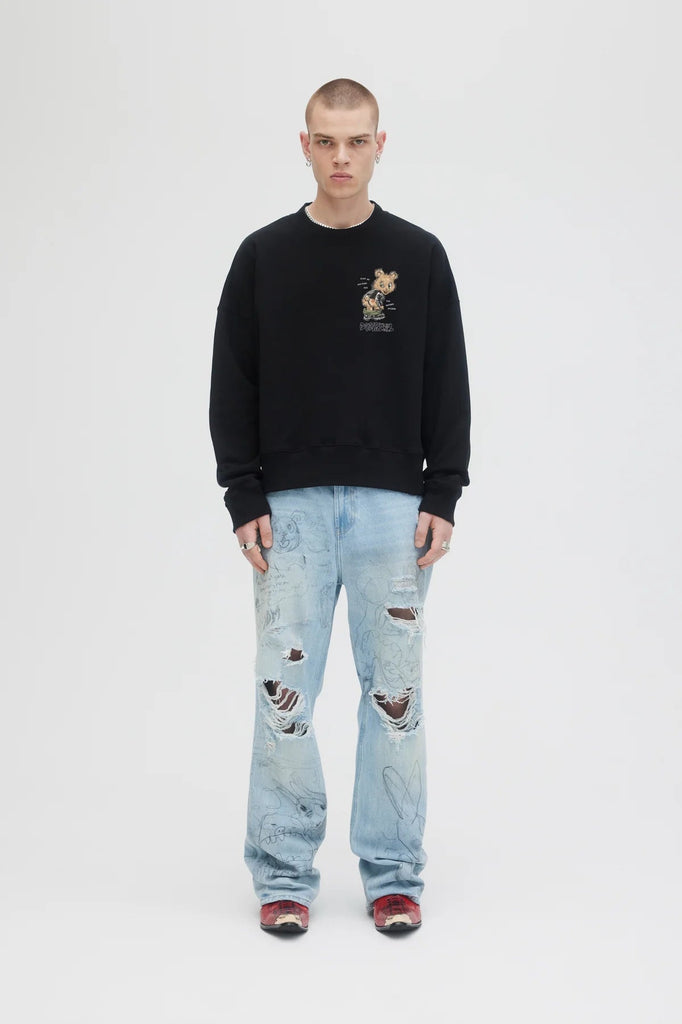 DOM REBEL - BEC SWEATSHIRT - BALCK - Crew Neck_Dom Rebel - Aritmetik - montreal