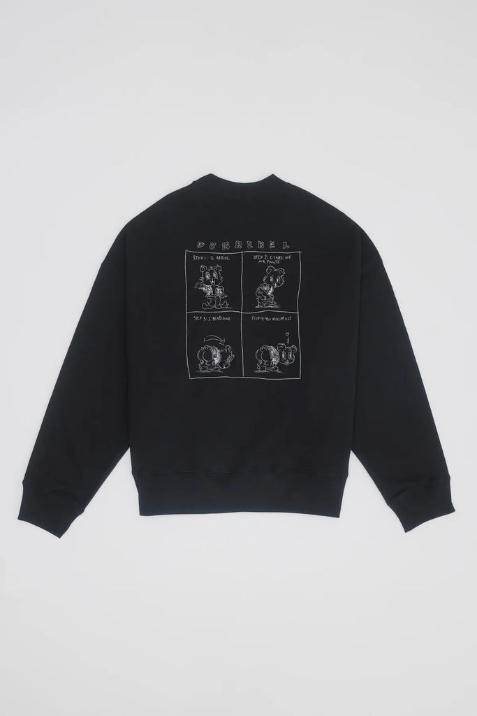 DOM REBEL - BEC SWEATSHIRT - BALCK - Crew Neck_Dom Rebel - Aritmetik - montreal